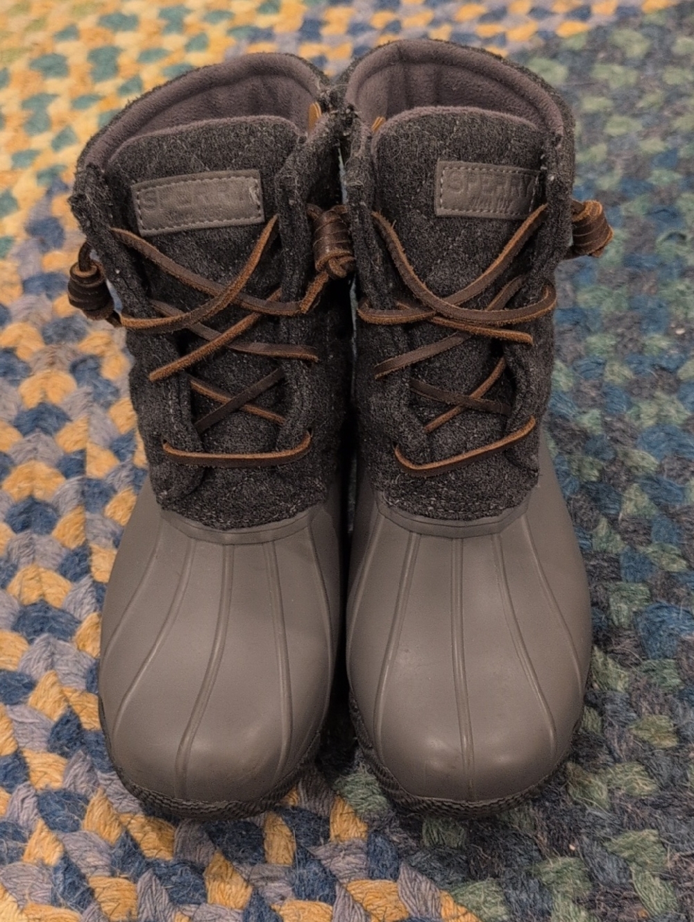 Sperry Saltwater Rain / duck boots womens size 6